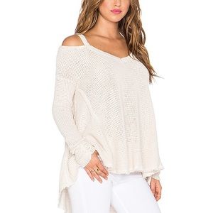 Free People Moonshine Cold Shoulder Sweater